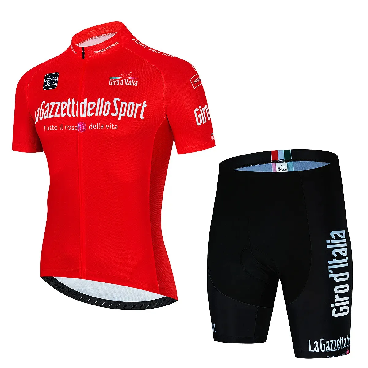 2023 Giro d'Italia Cycling Jersey Set MTB Uniform Bike Wear Ropa Ciclismo Bicycle Clothes Short Cycling Clothing Maillot Culotte