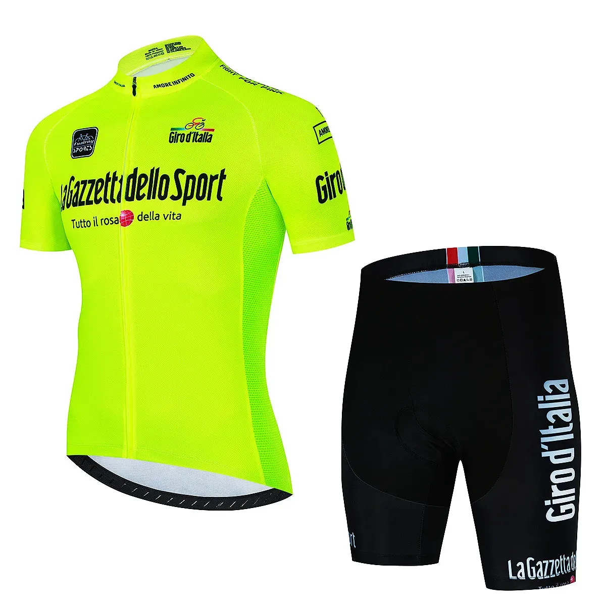 2023 Giro d'Italia Cycling Jersey Set MTB Uniform Bike Wear Ropa Ciclismo Bicycle Clothes Short Cycling Clothing Maillot Culotte