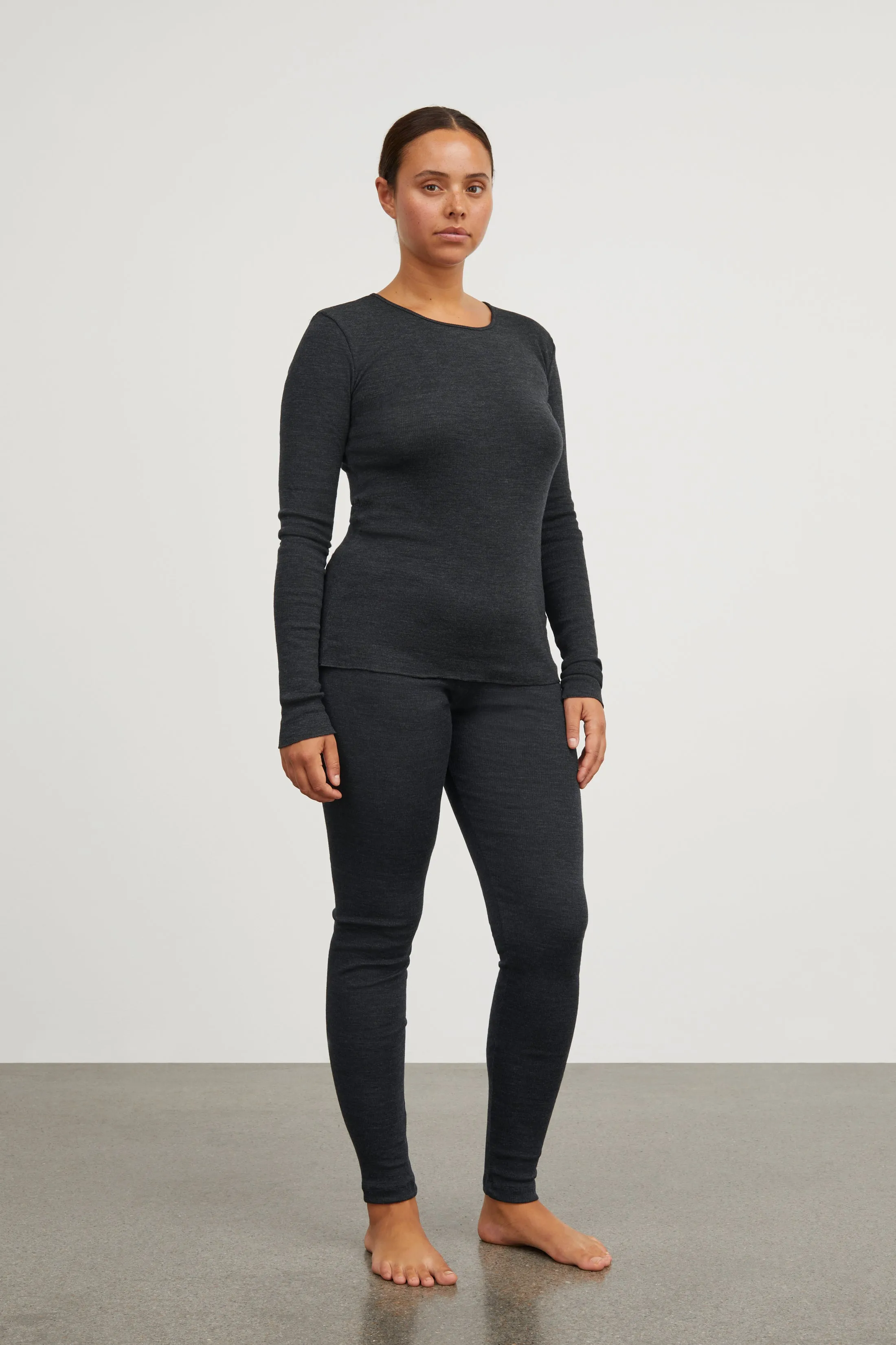 Amy leggings - Dark Grey Melange