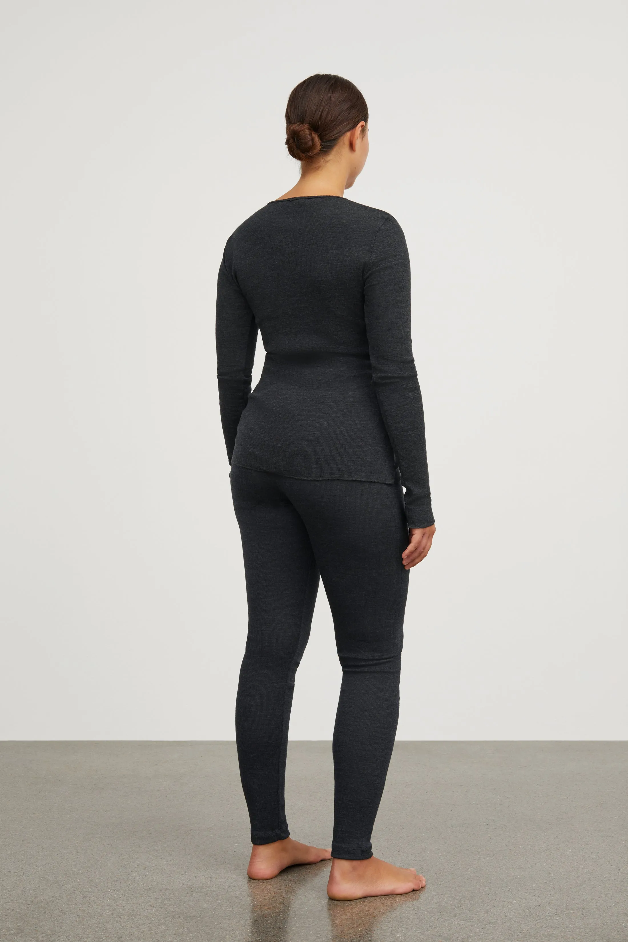 Amy leggings - Dark Grey Melange