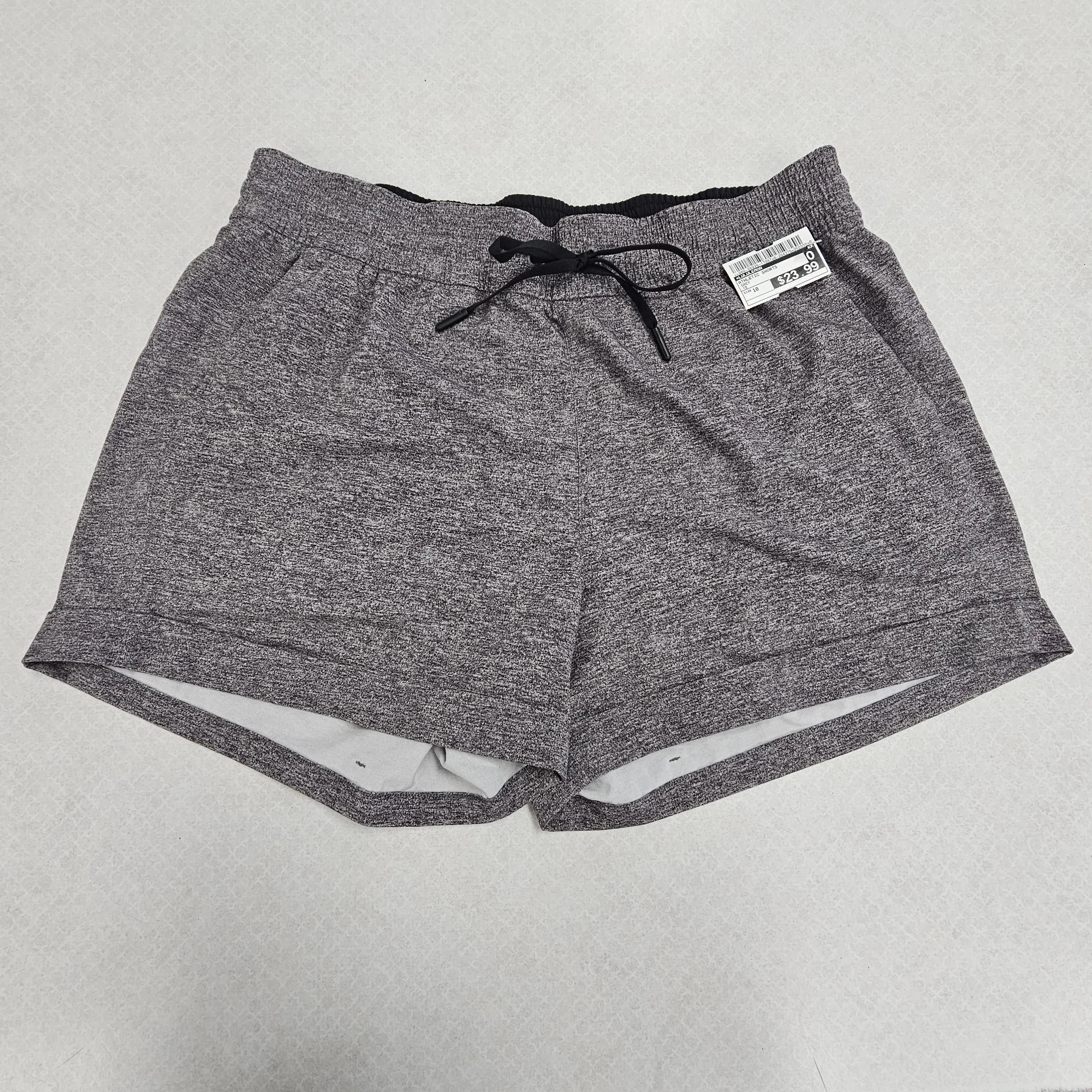 Athletic Shorts By Lululemon In Grey, Size:10