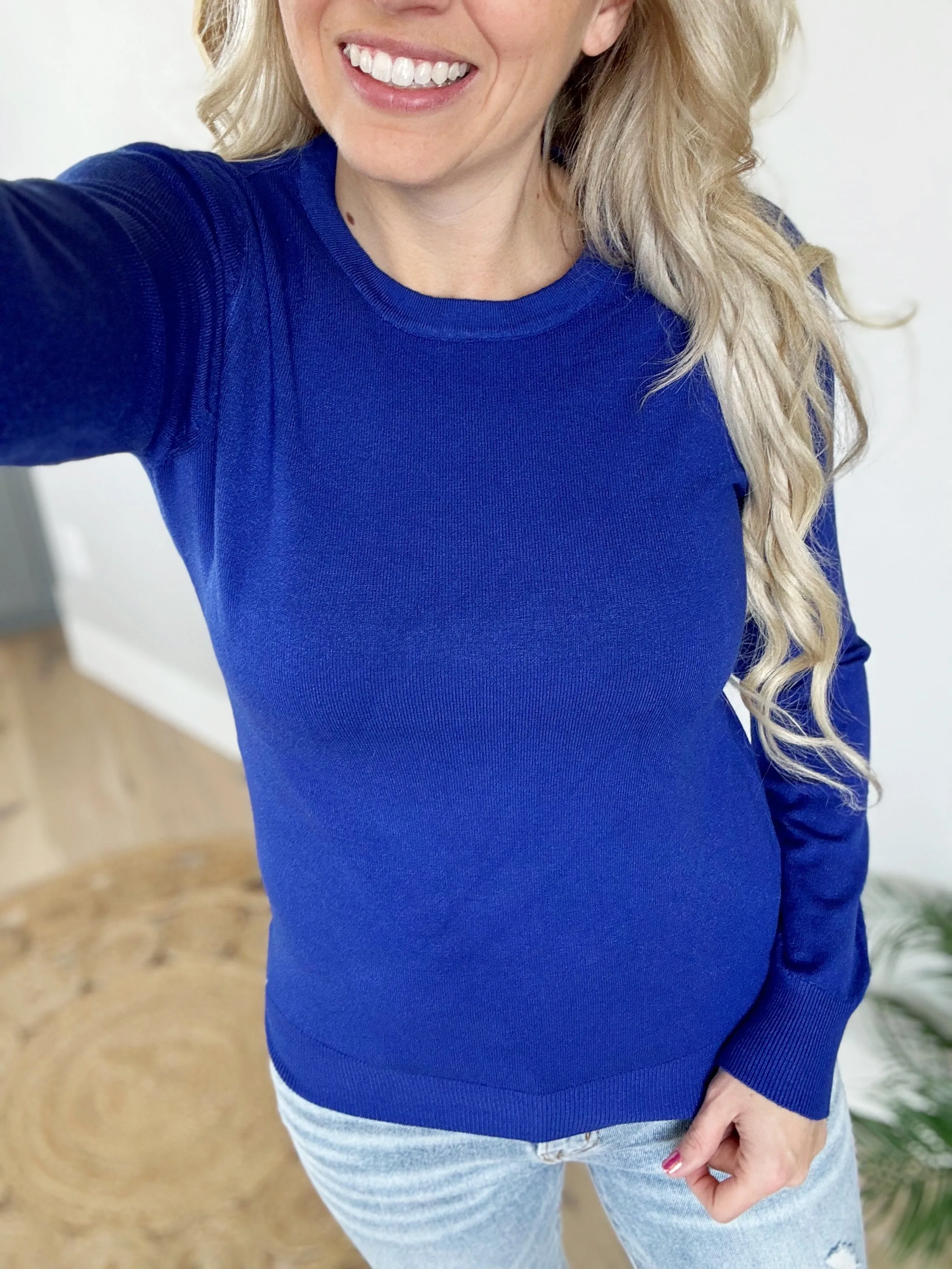 Be There Sweater in Royal Blue