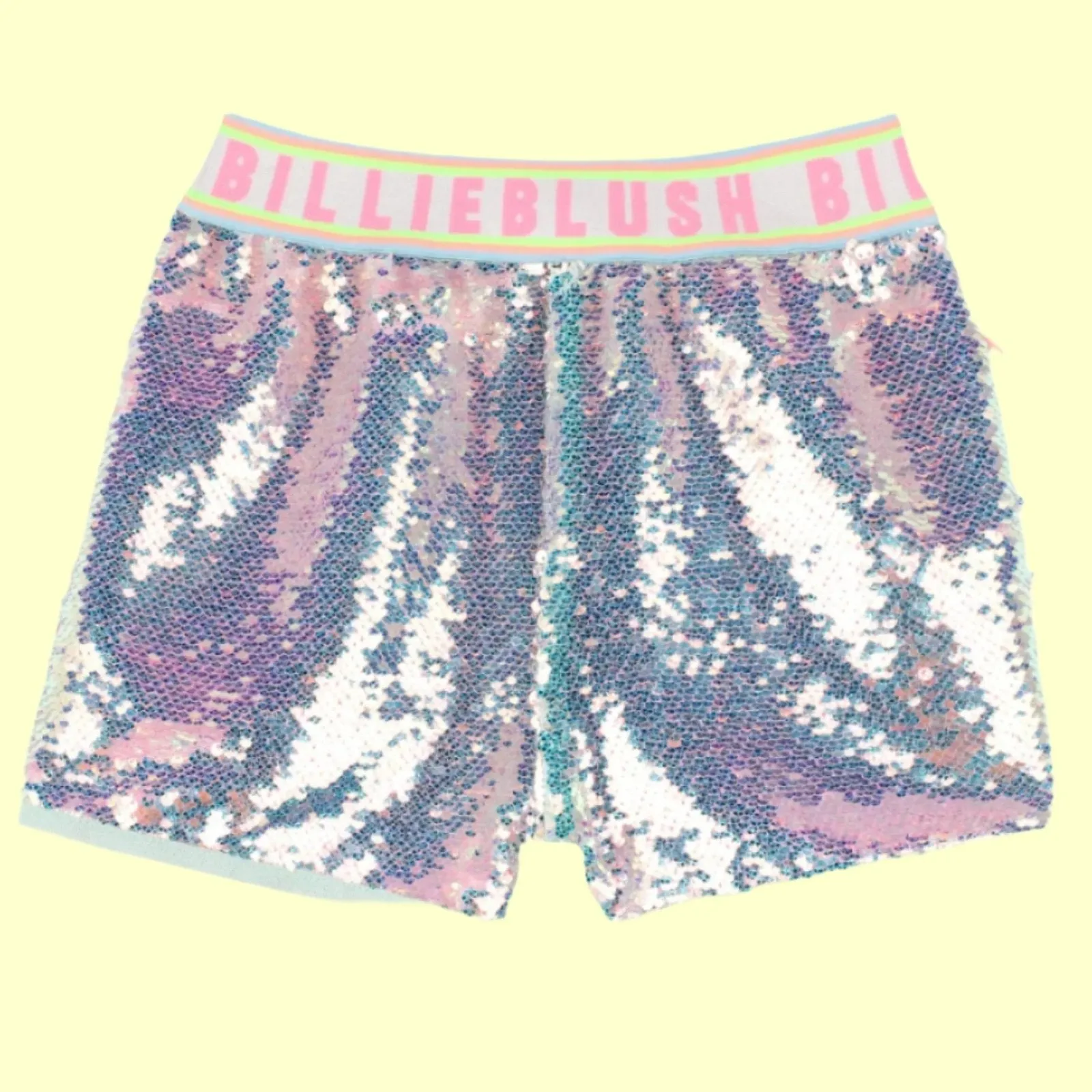 Billieblush Beach Glass Iridescent Sequin Shorts