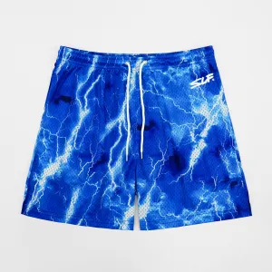 Blue Lightning Shorts - 7"