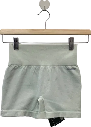 Bo Tee Grey Ribbed Seamless High Waist Cycling Shorts XS