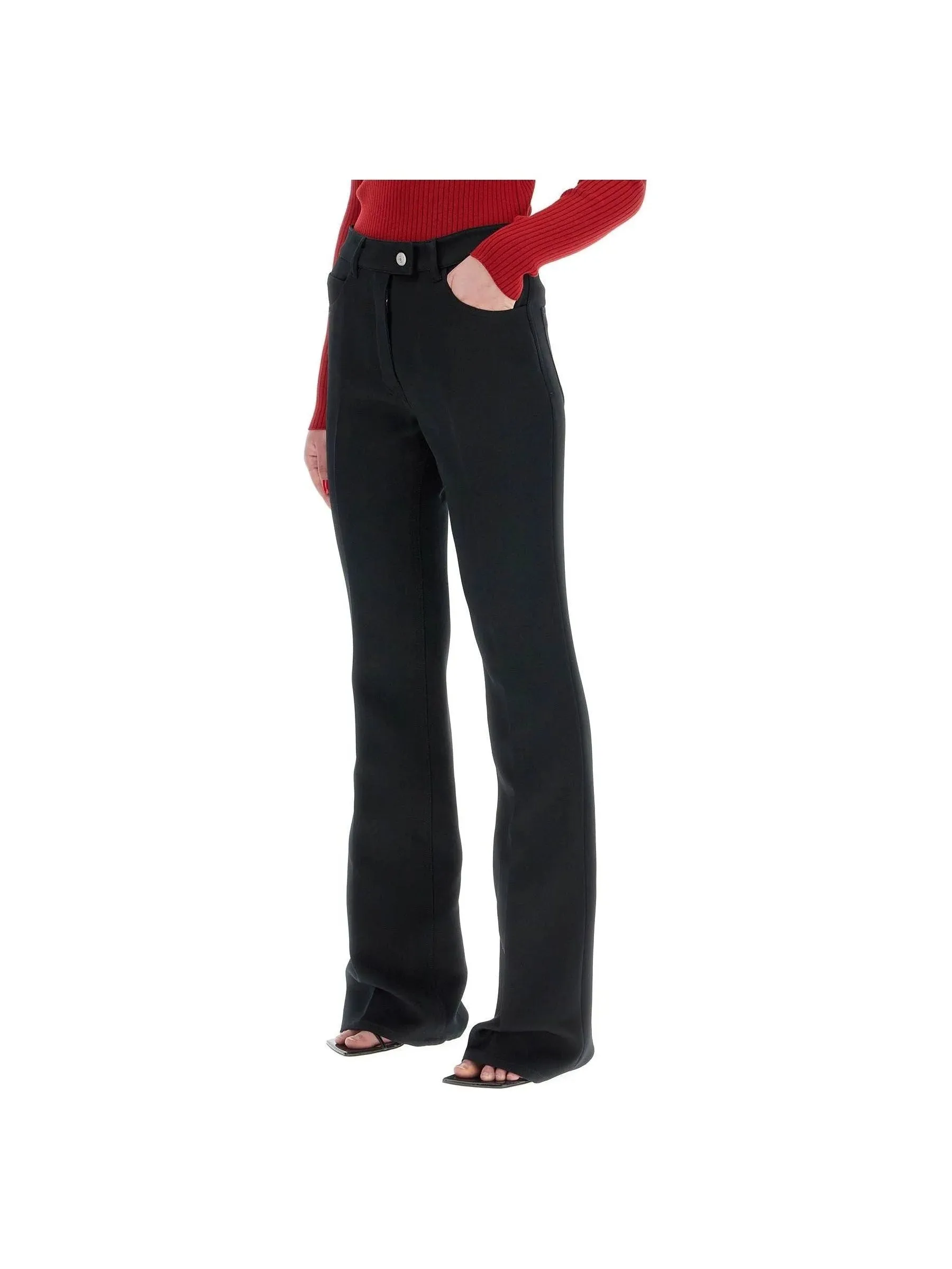 Bootcut Twill Trousers
