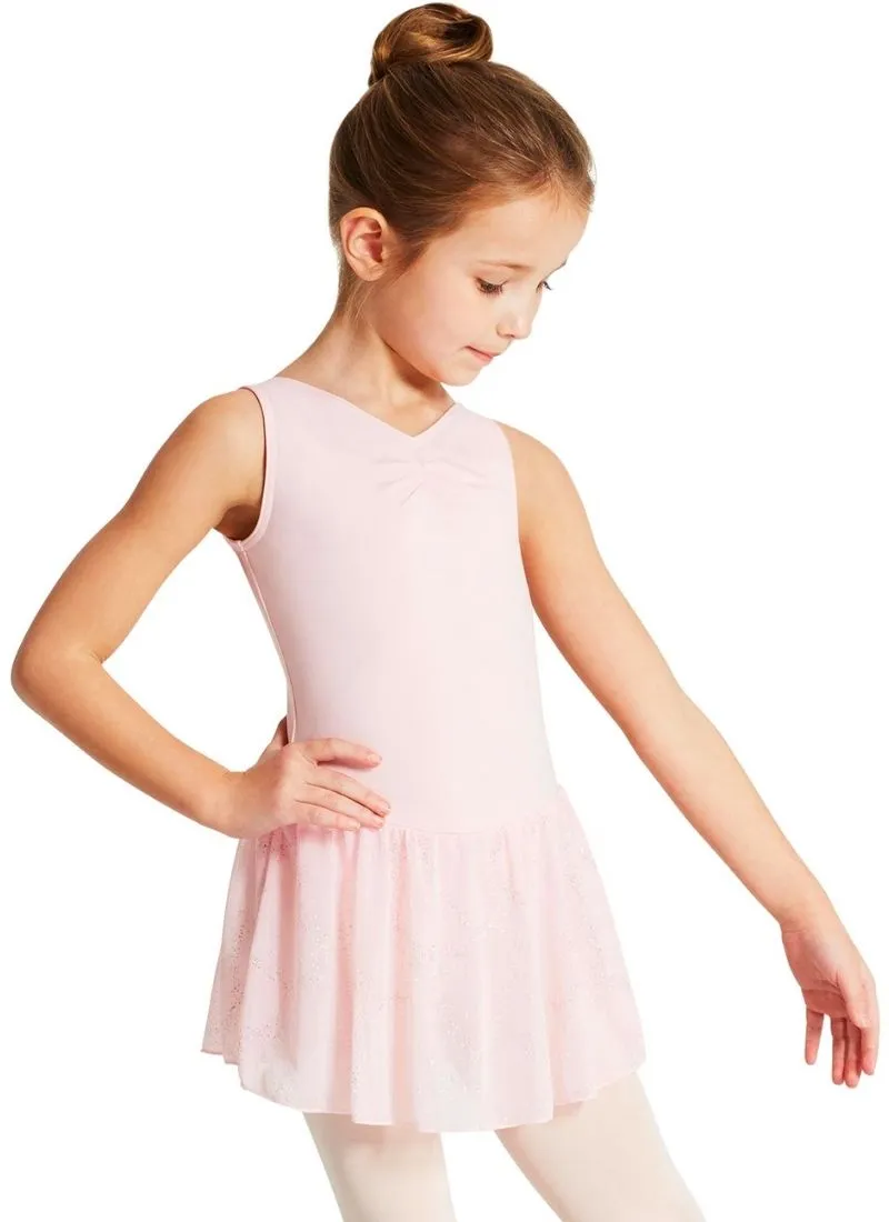 Capezio 11309C Girls V-Neck Tank Dress Leotard