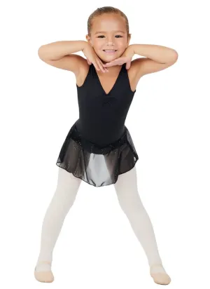 Capezio 11309C Girls V-Neck Tank Dress Leotard