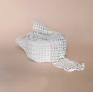 Cotton Lace Trimming - Pearls