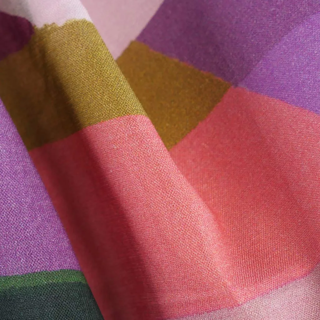 Cotton Voile - Purple Midnight Summer Swim Woven Fabric by Nerida Hansen