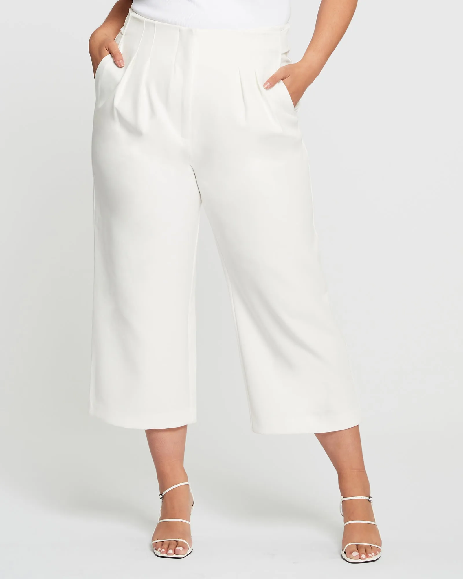 Eze Cropped Pant | Milk