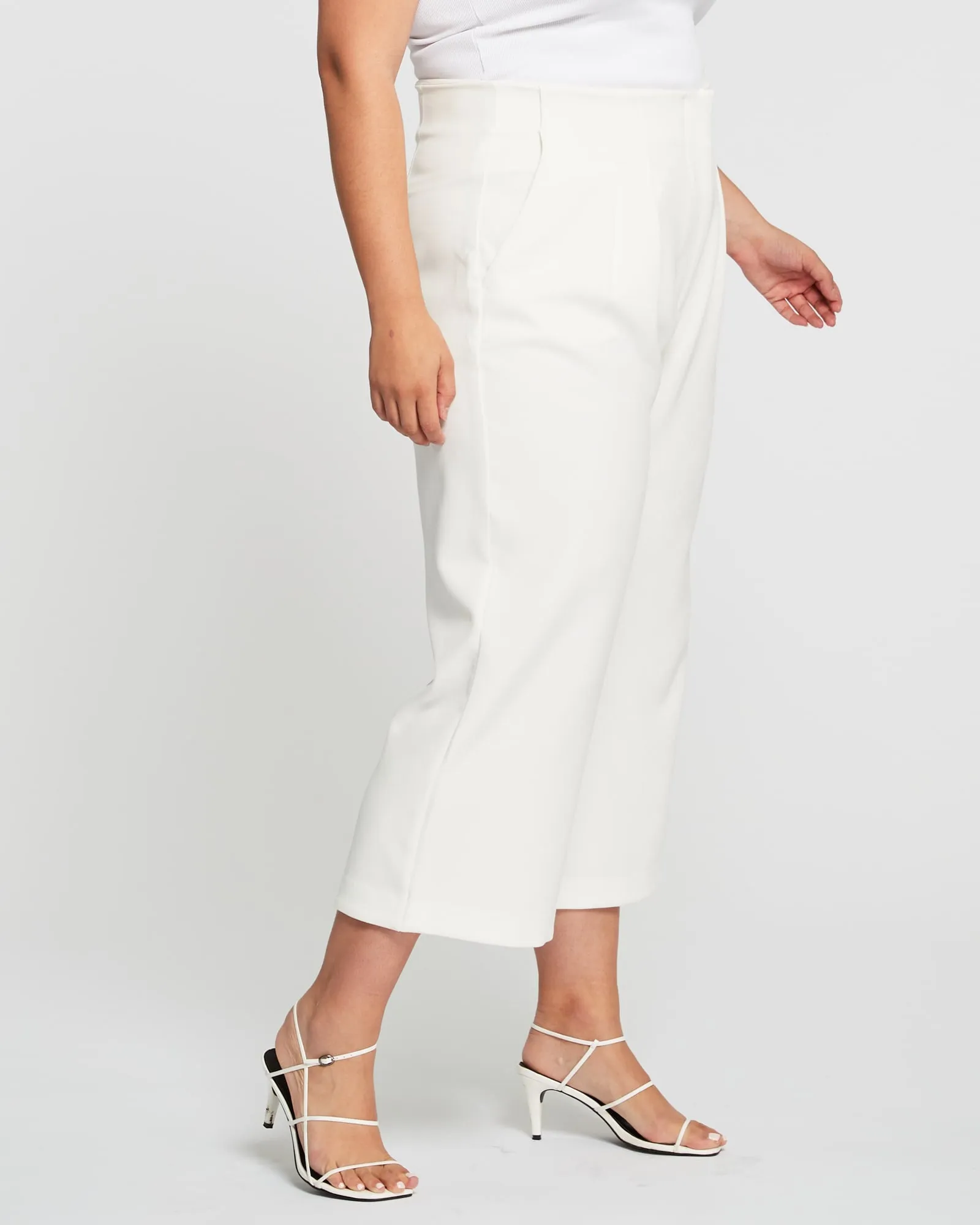 Eze Cropped Pant | Milk