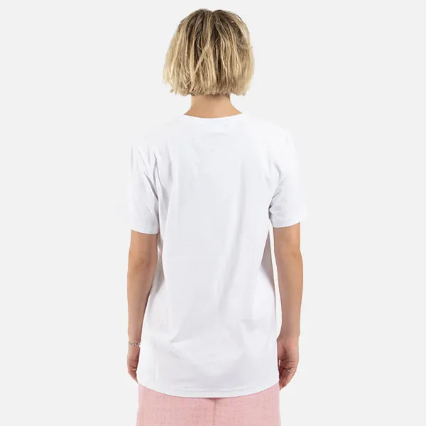 Federation Caged Rose Rush Tee - White