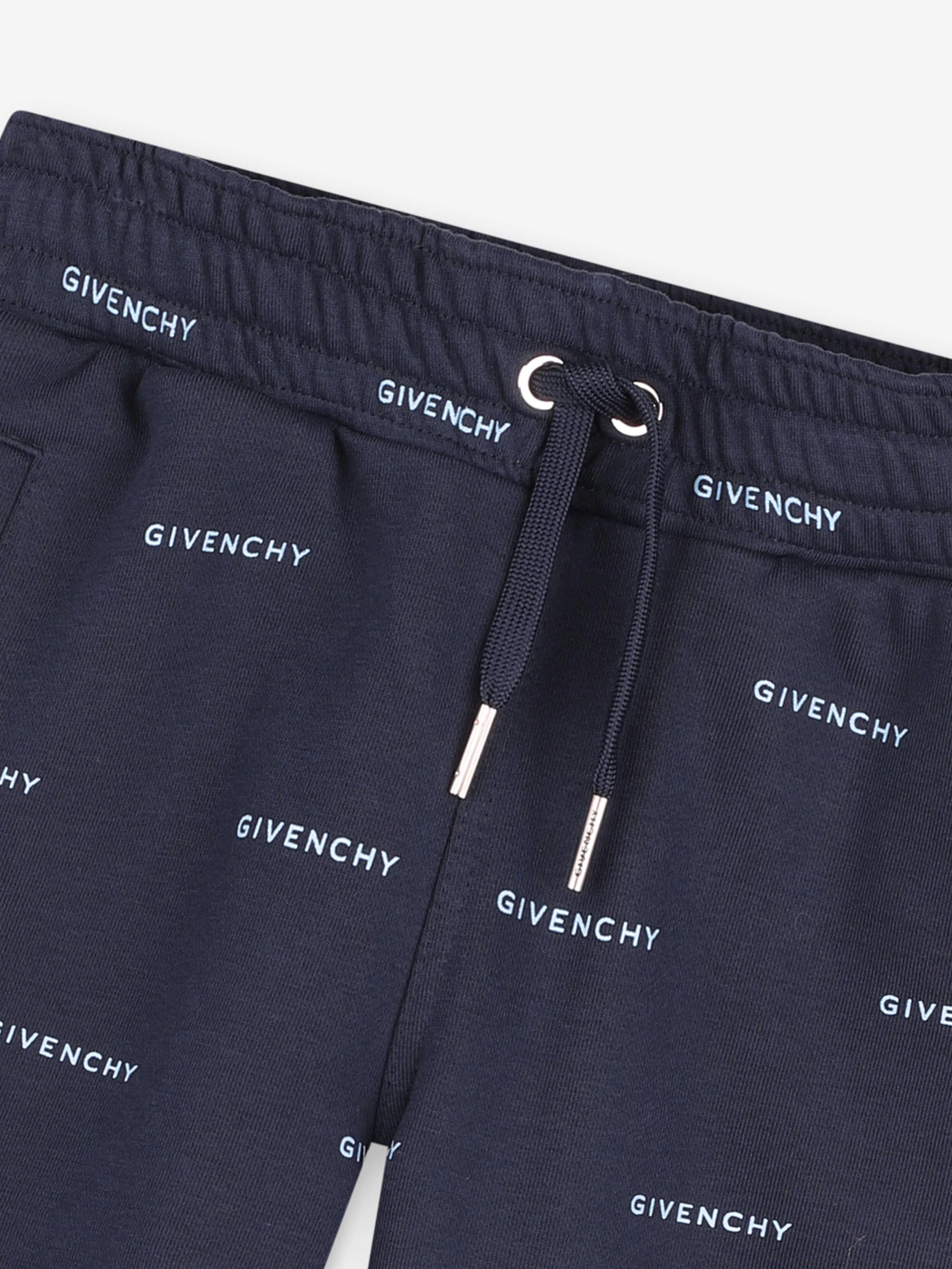 Givenchy Boys 4G Logo Bermuda Shorts in Navy