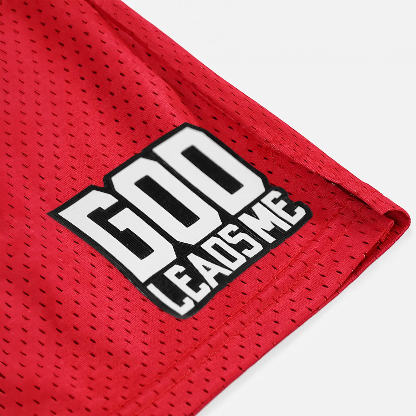 God Leads Me Patch Shorts - 7"
