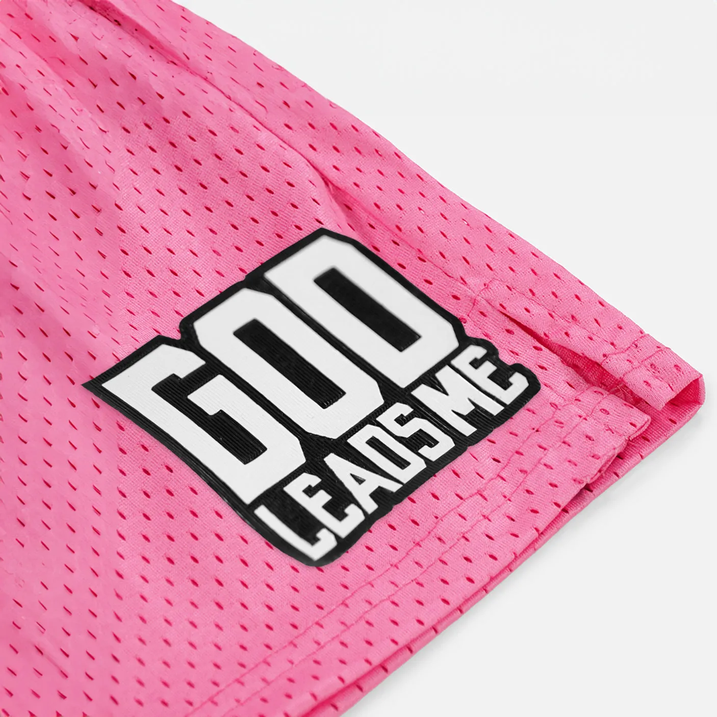God Leads Me Patch Shorts - 7"