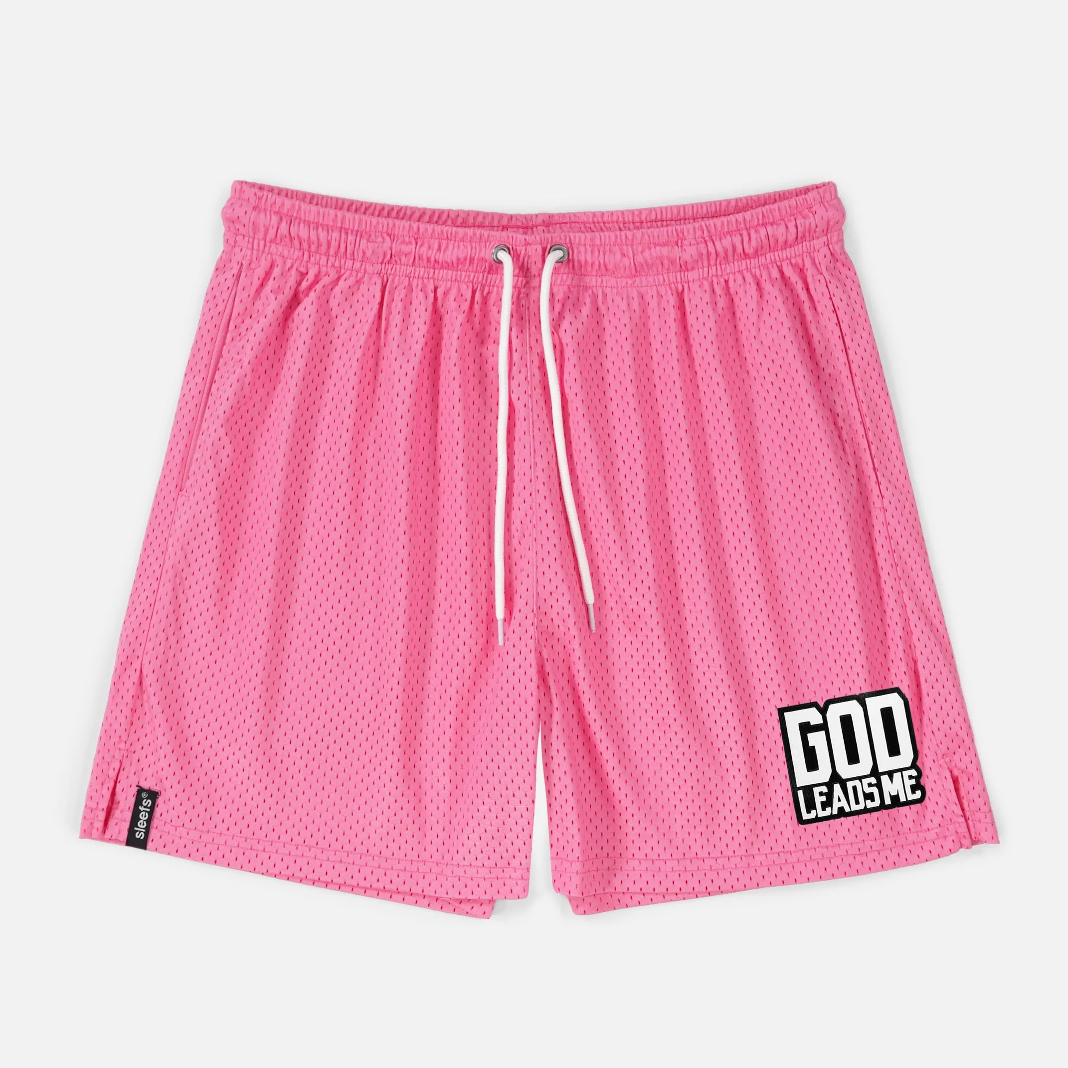 God Leads Me Patch Shorts - 7"