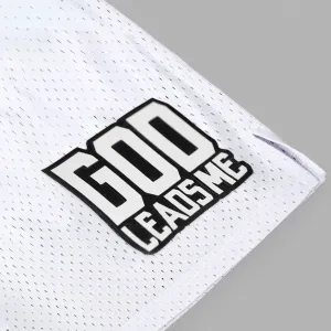 God Leads Me Patch Shorts - 7"