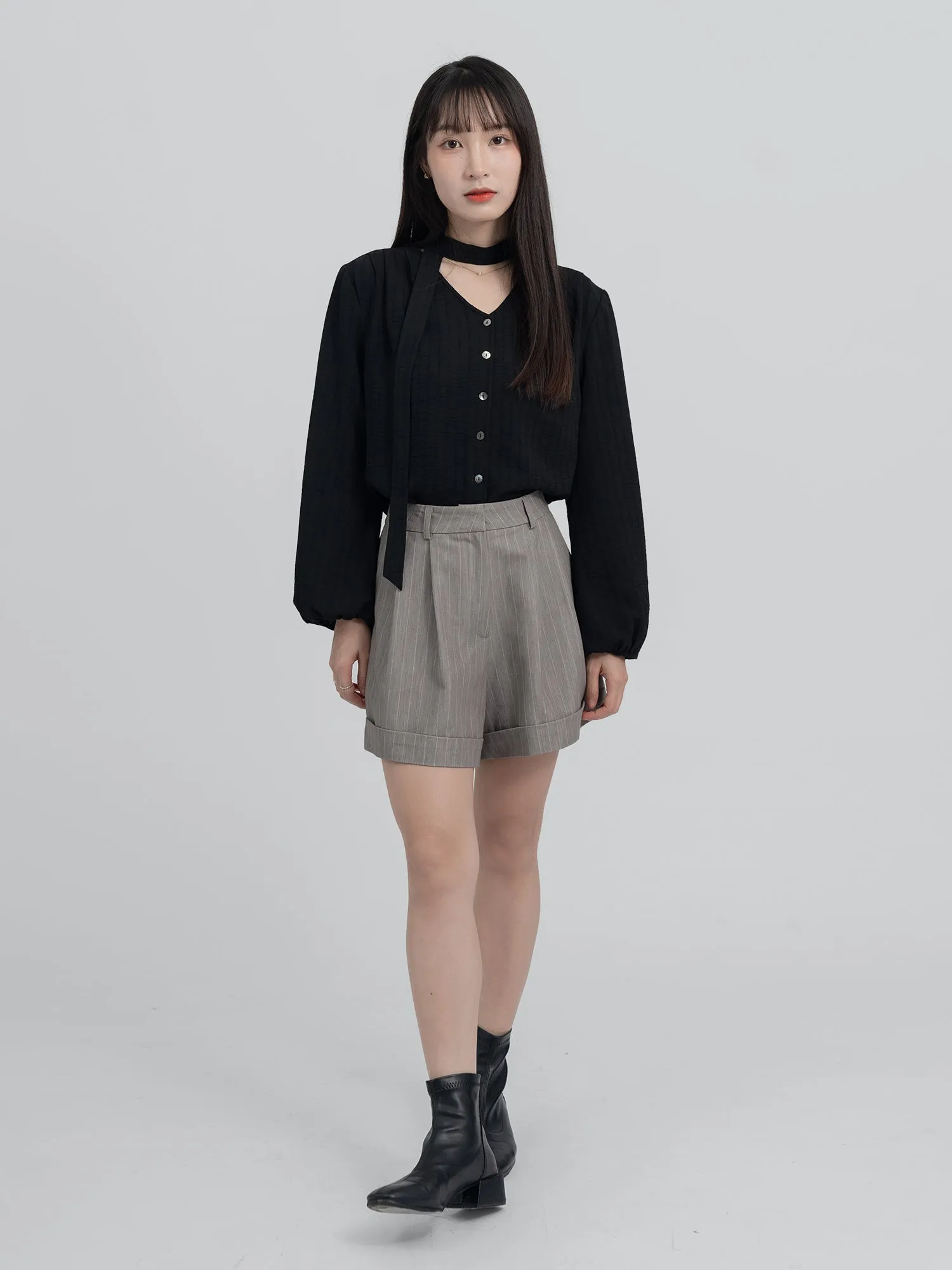 Helene Striped Shorts