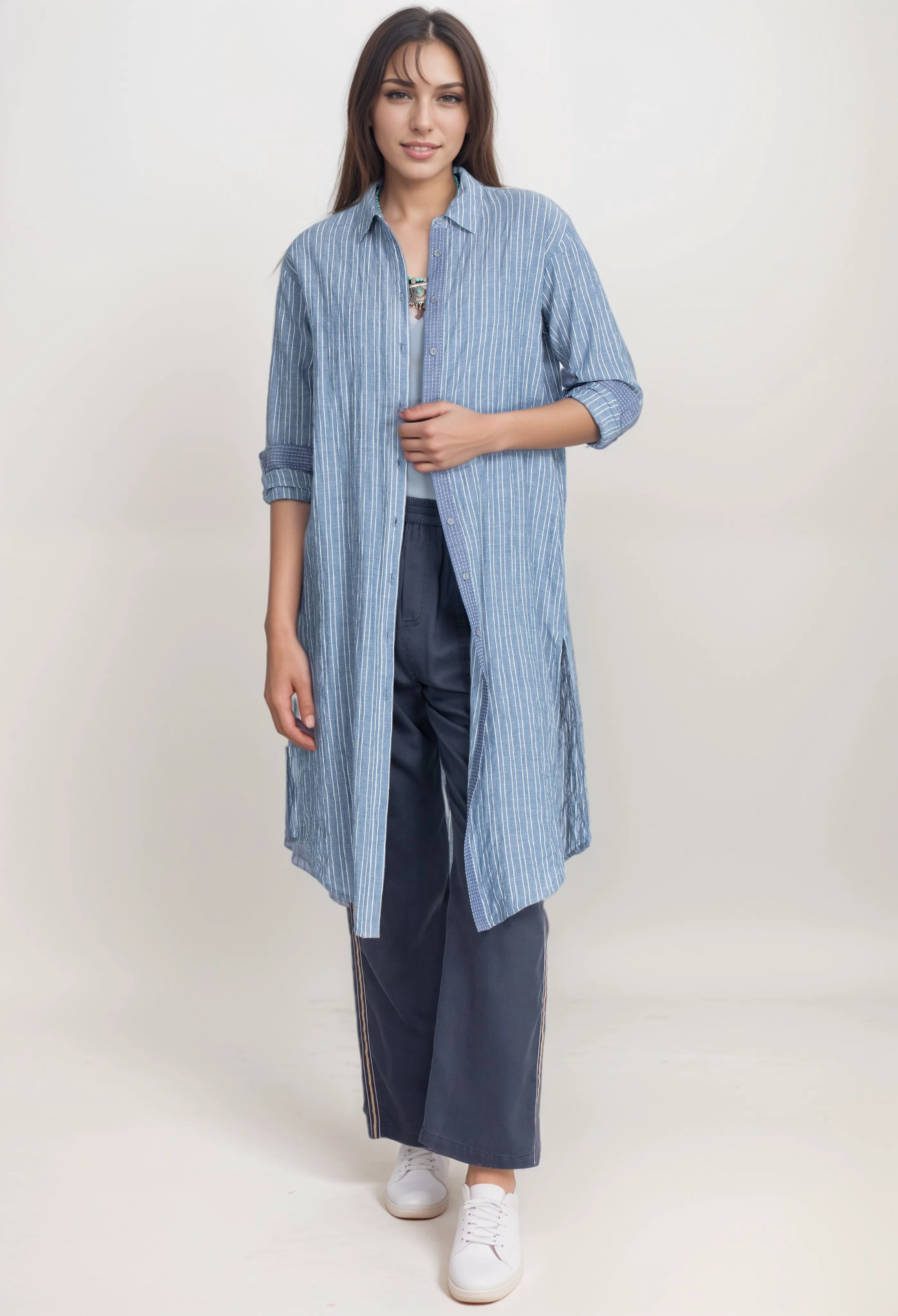 Johnny Was Tessa Relaxed Overshirt R23422 Boho Chic