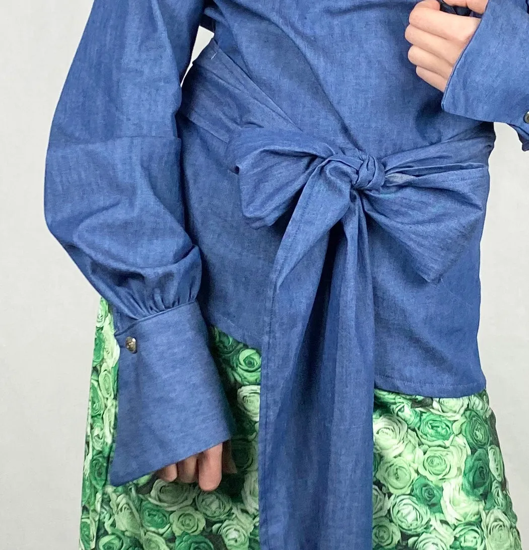 Juno overlap blouse