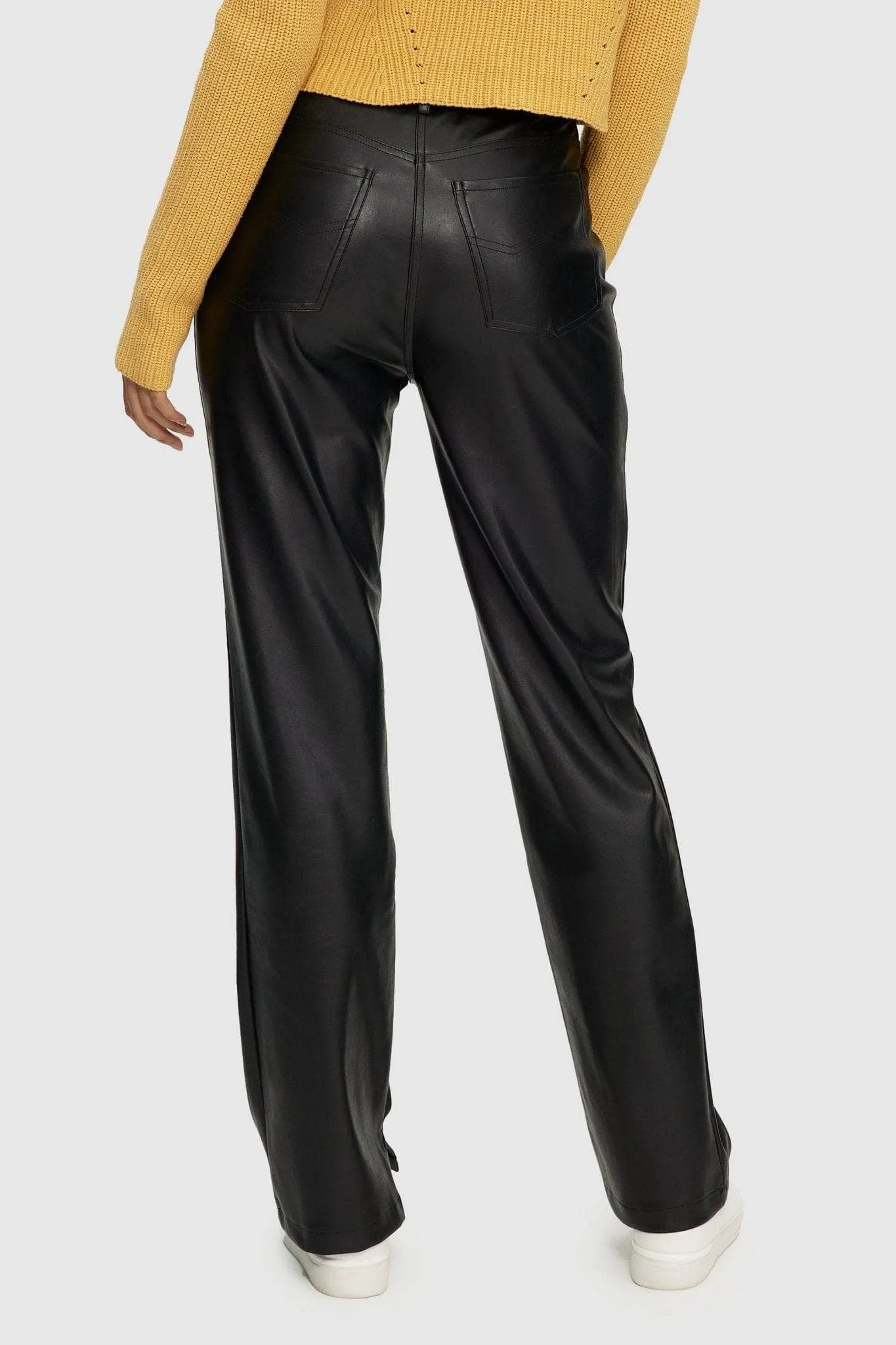 Leather Straight Fit