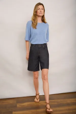 Lilia Bermuda Short - Indigo