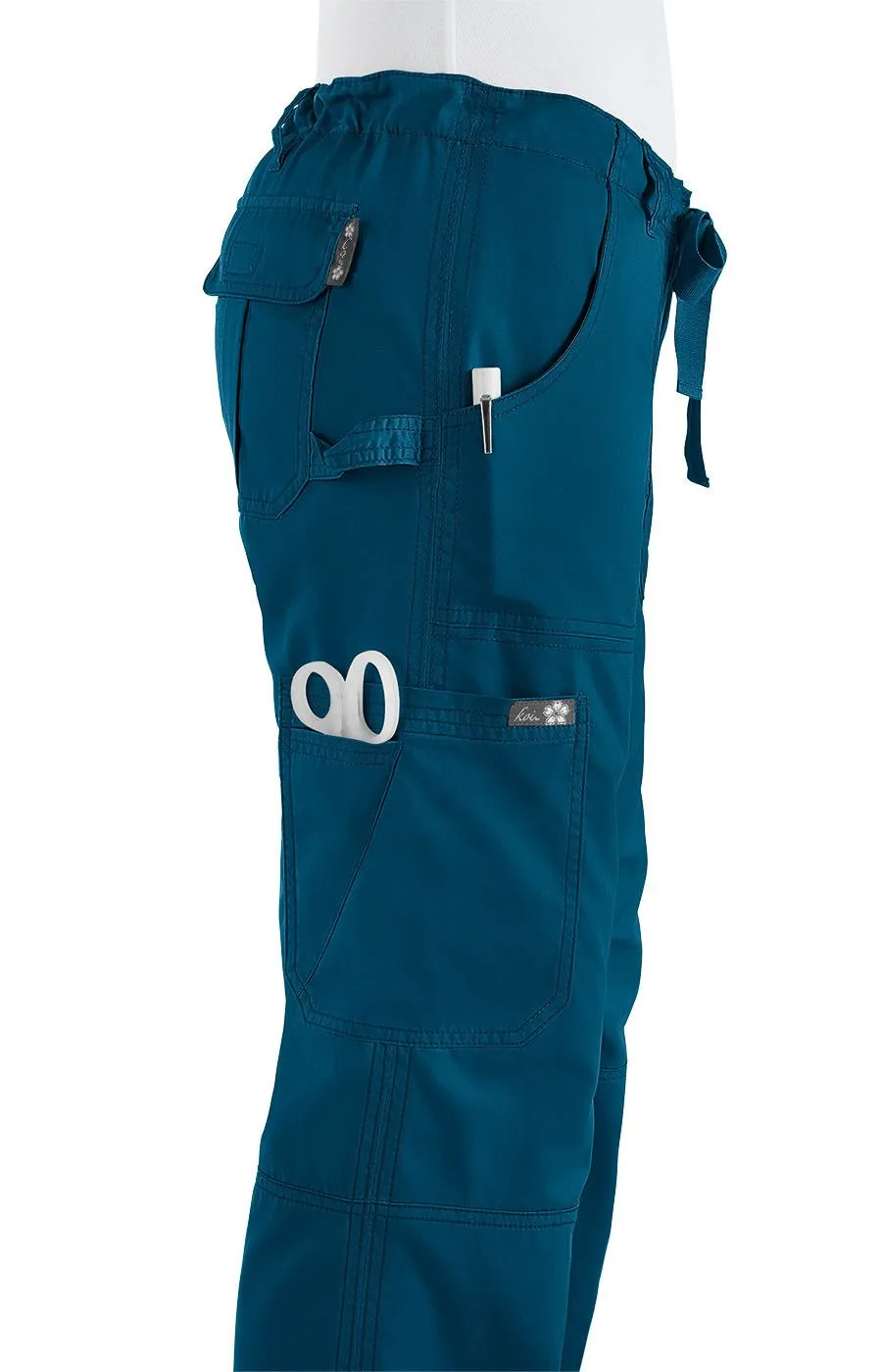 Lindsey Pant by KOI(Petite) XXS-3X / Caribbean Blue