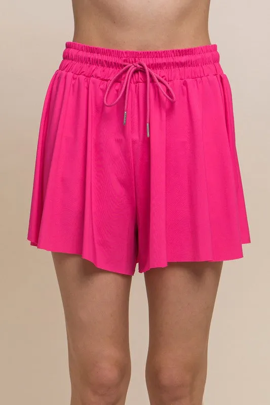 Love Tree Activewear Two In One Drawstring Shorts