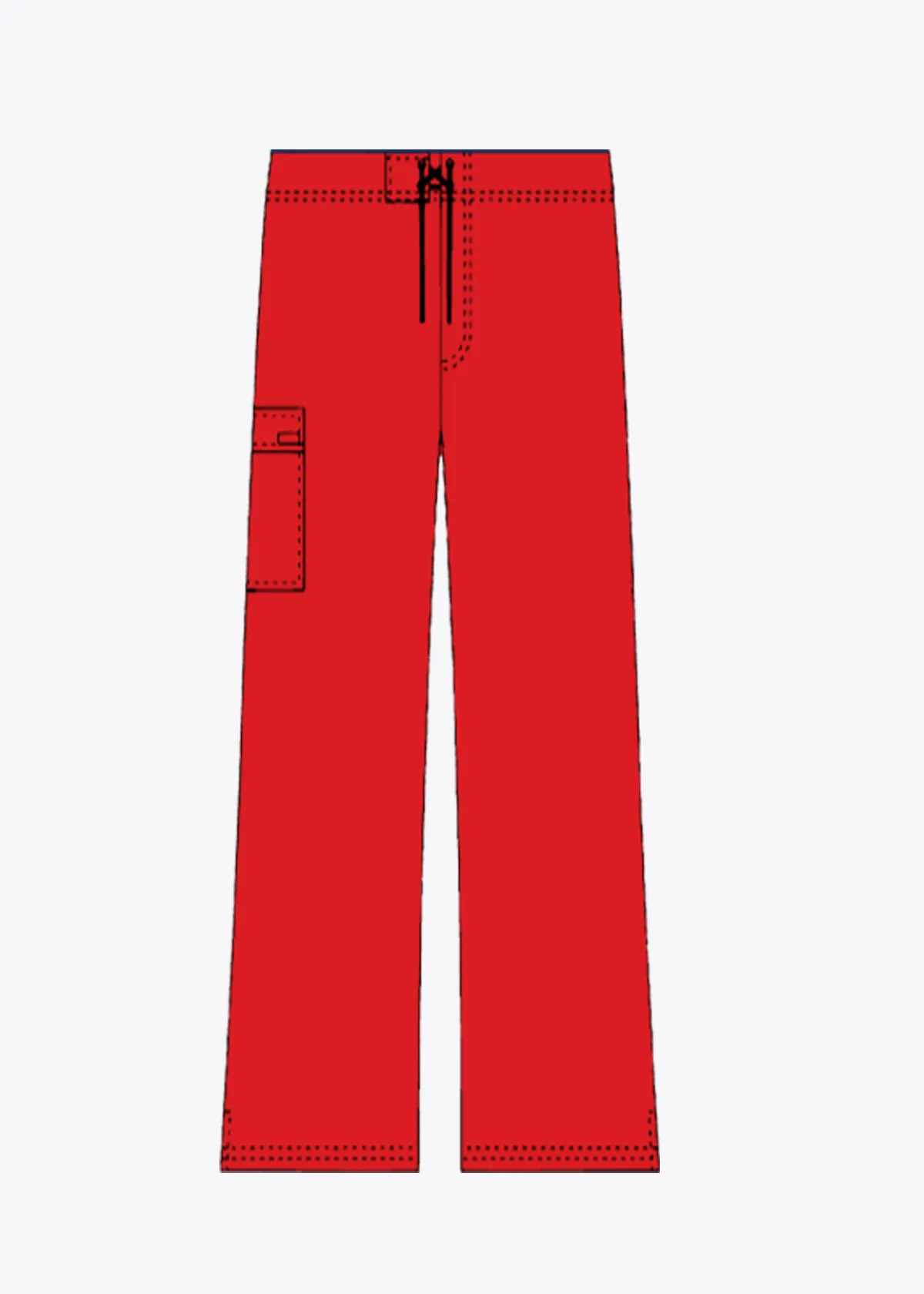 MOBB Low Rise Lace Up Flare Pant Petite