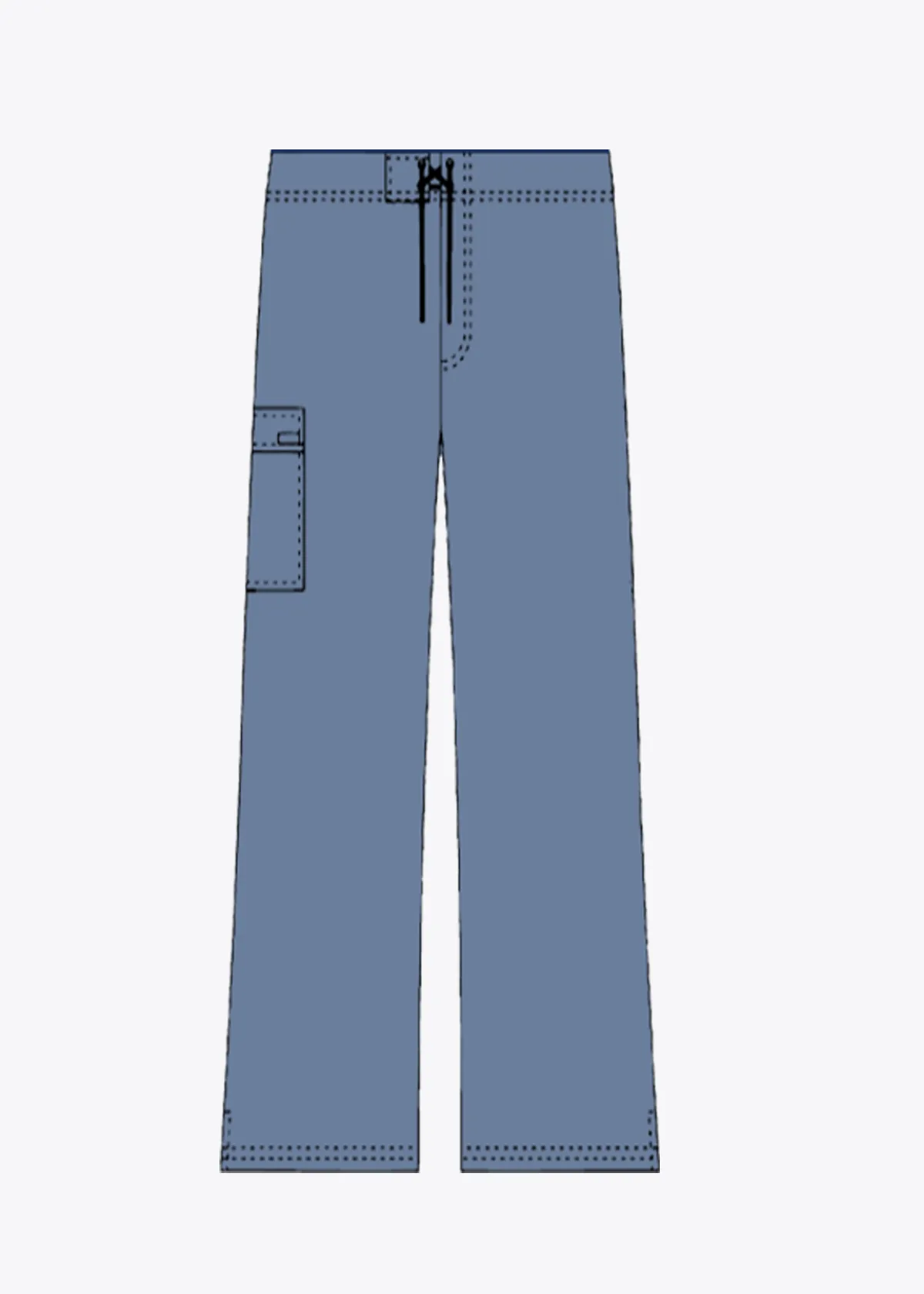 MOBB Low Rise Lace Up Flare Pant Petite
