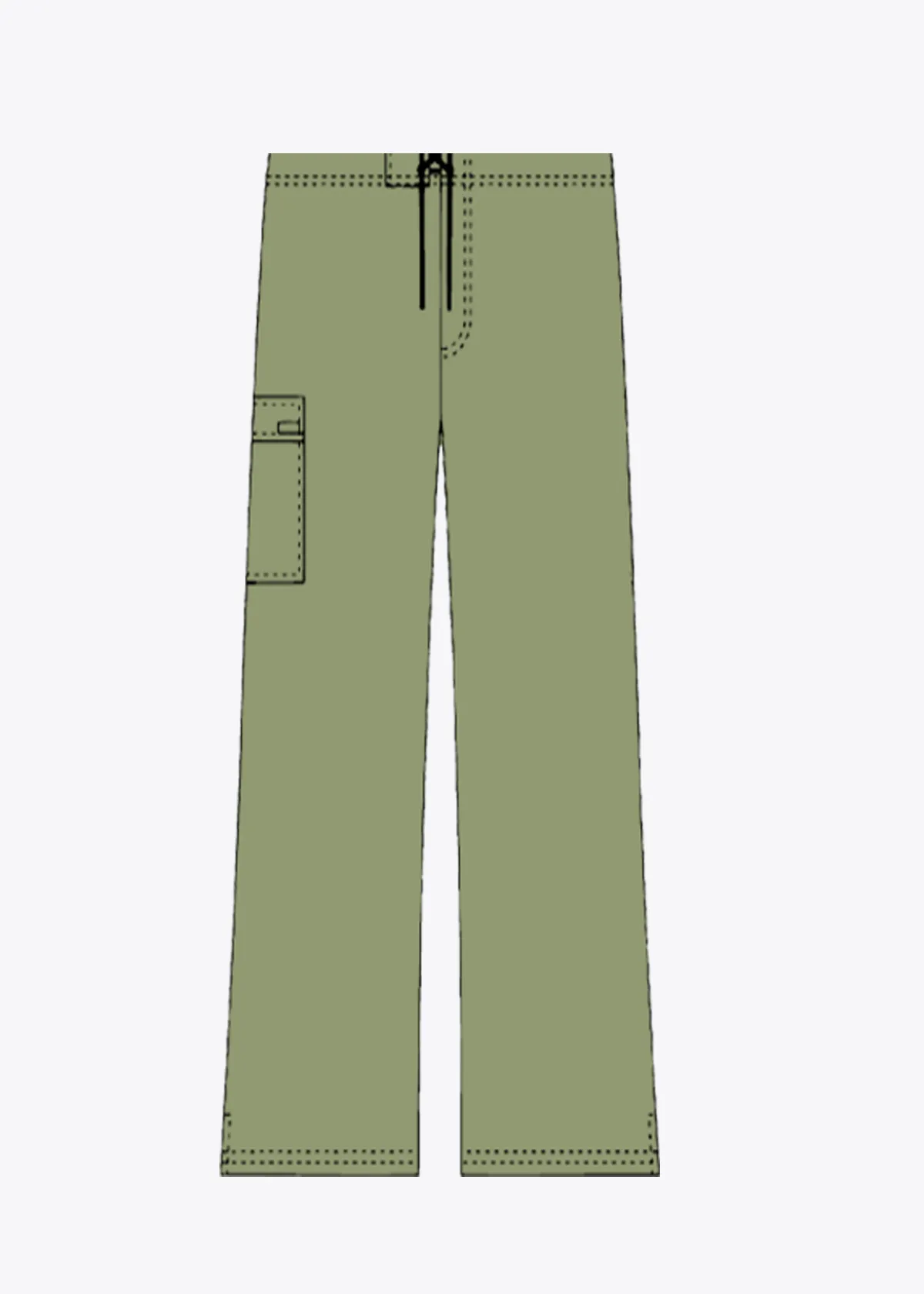 MOBB Low Rise Lace Up Flare Pant Petite