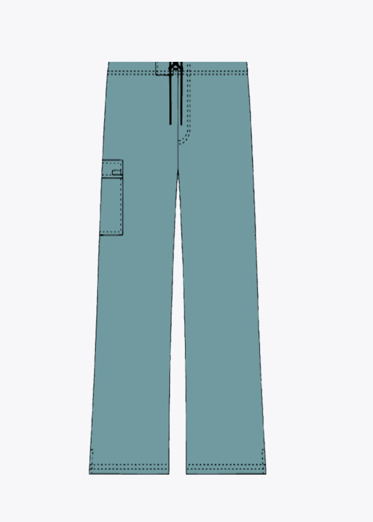 MOBB Low Rise Lace Up Flare Pant Petite