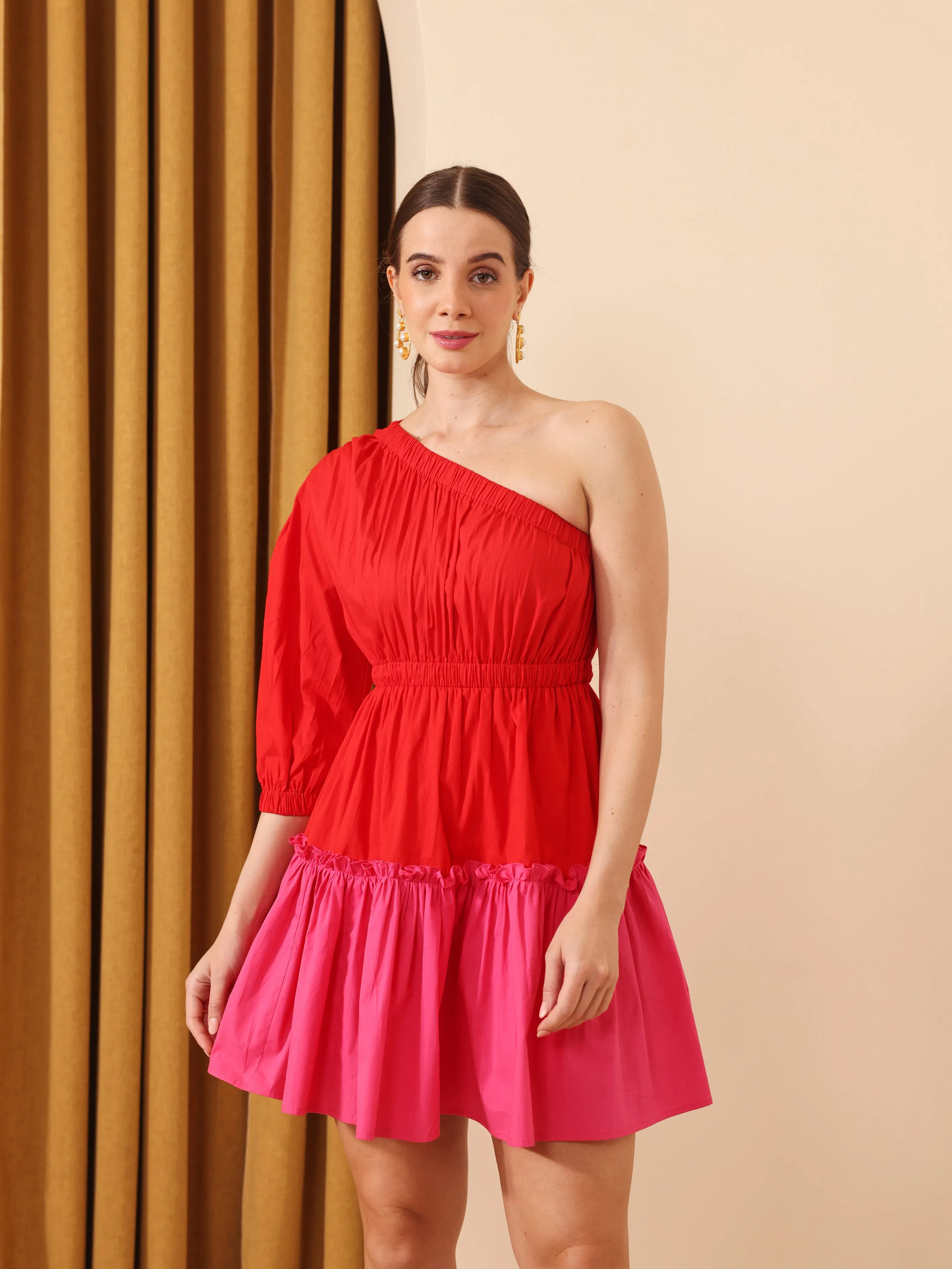 Natasha Luthra In Gianna Dress (Red)