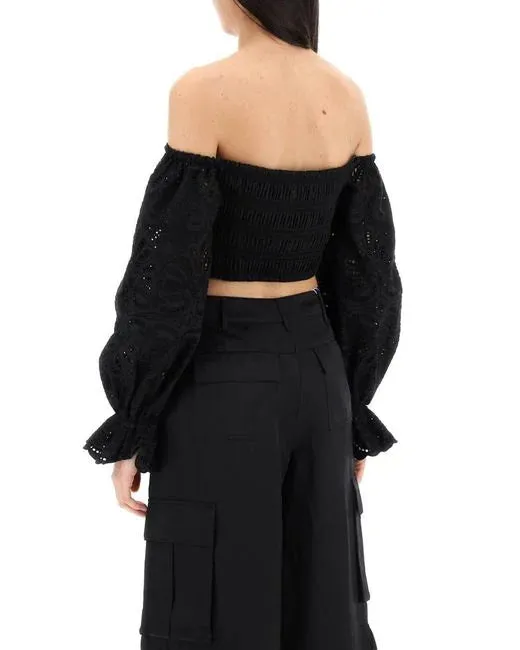 Off Shoulder Crop Top