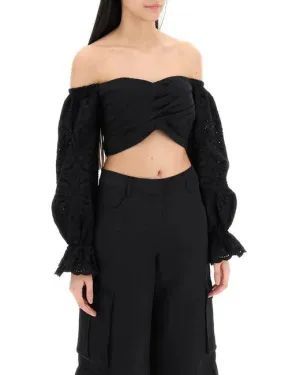 Off Shoulder Crop Top
