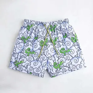 One Piece Pattern Shorts