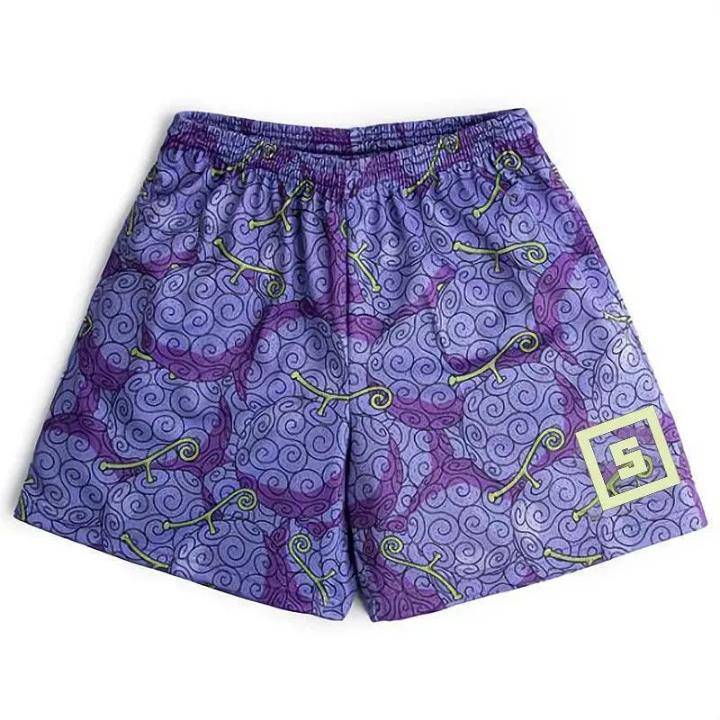 One Piece Pattern Shorts