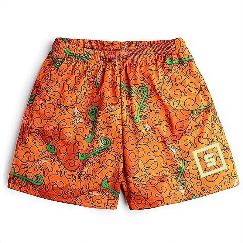 One Piece Pattern Shorts