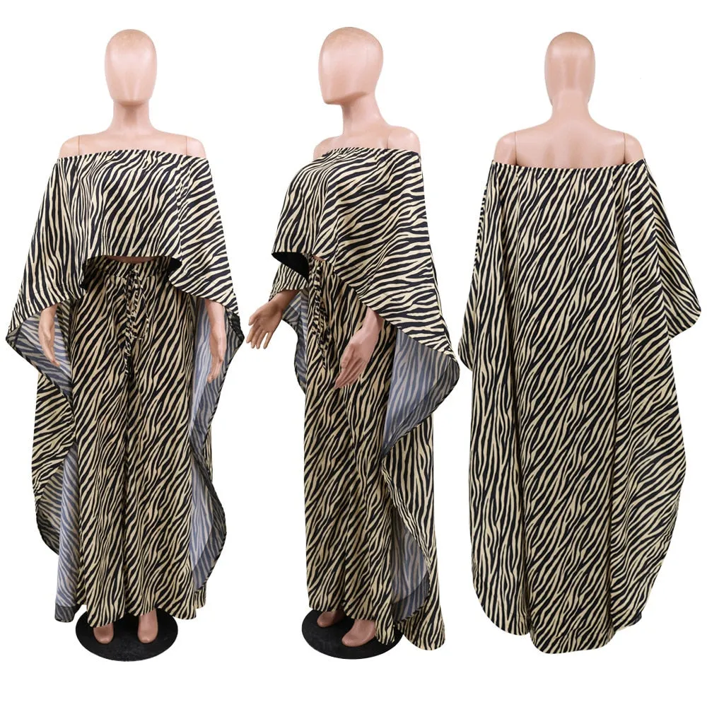 Suit Long Tops And Wide Pants Party