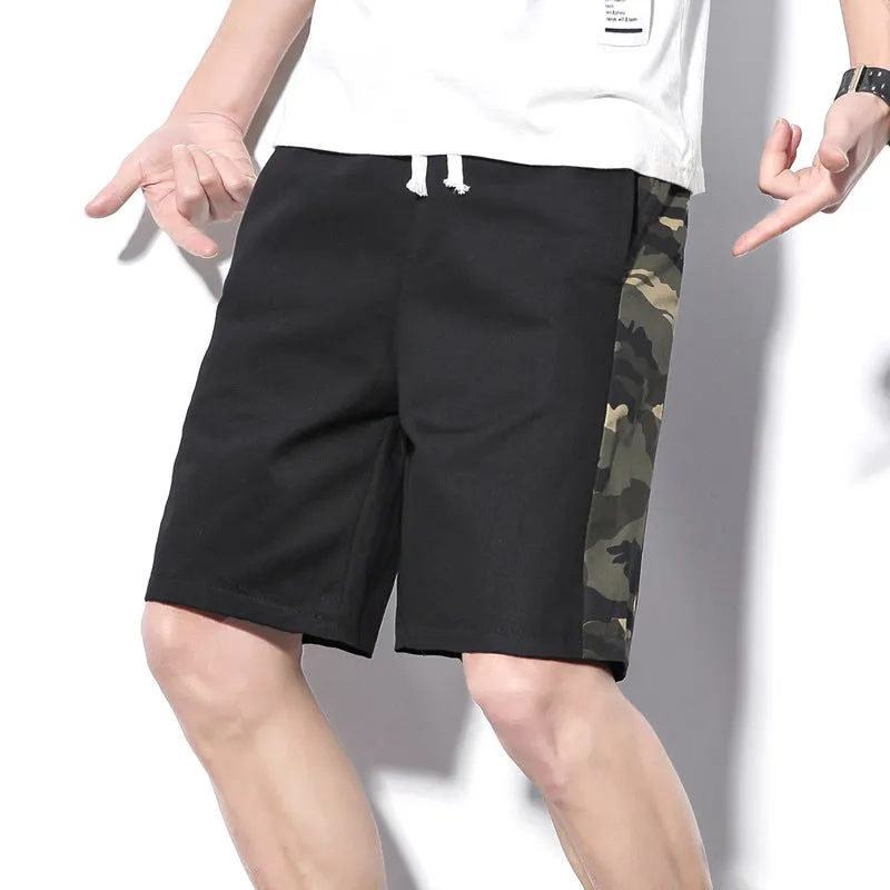 Summer Shorts Men Trendy Breathable knee length Casual Pants Korean Loose Beach Shorts
