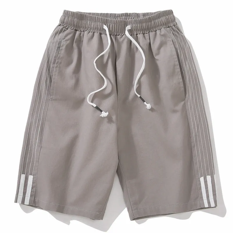 Summer Shorts Men Trendy Breathable knee length Casual Pants Korean Loose Beach Shorts
