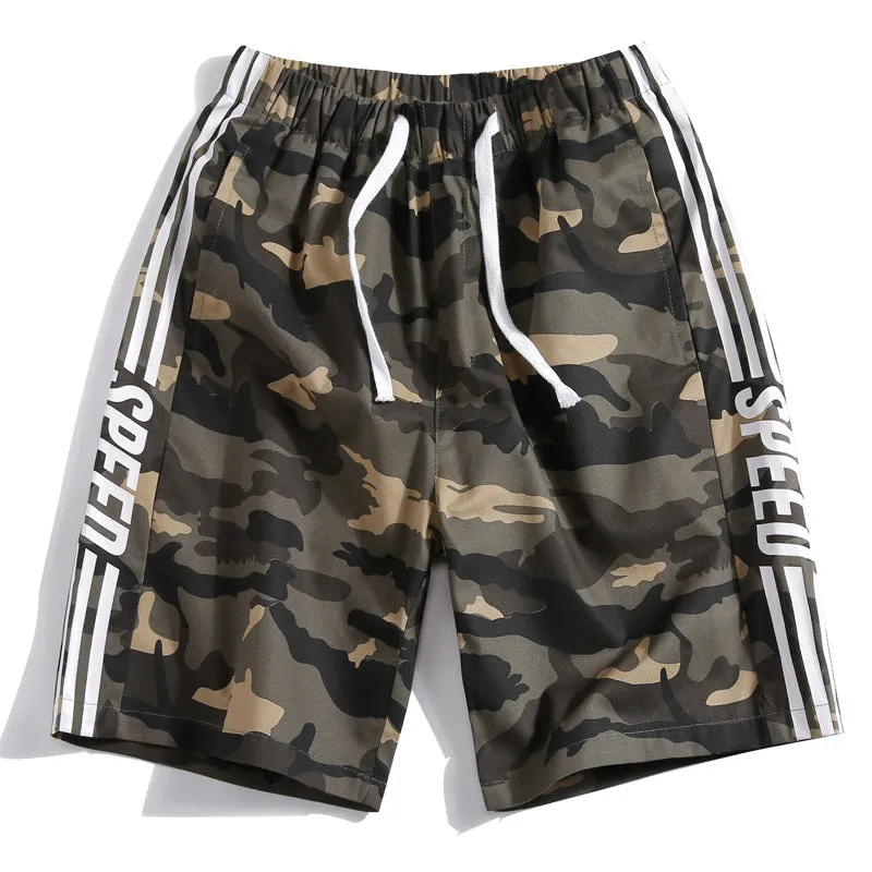 Summer Shorts Men Trendy Breathable knee length Casual Pants Korean Loose Beach Shorts