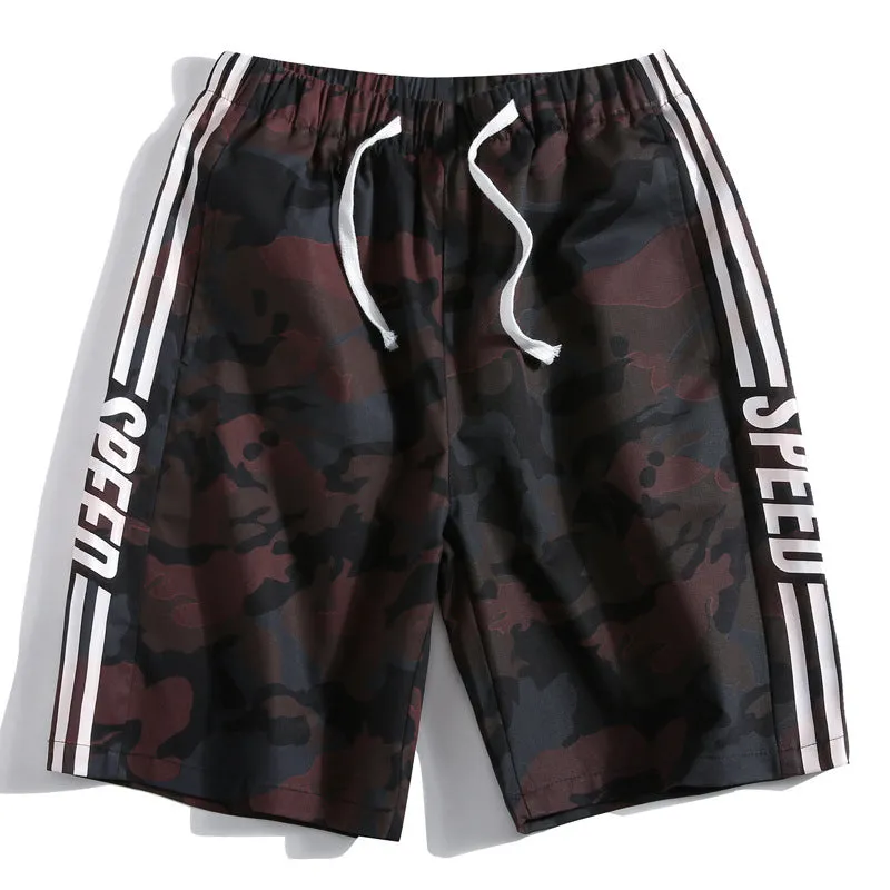 Summer Shorts Men Trendy Breathable knee length Casual Pants Korean Loose Beach Shorts