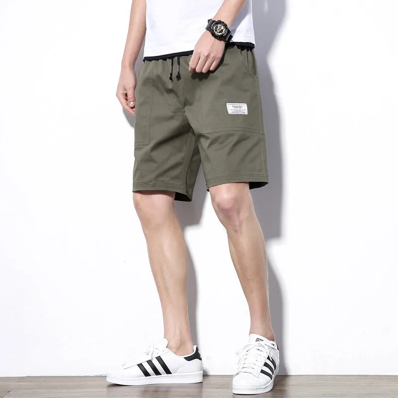 Summer Shorts Men Trendy Breathable knee length Casual Pants Korean Loose Beach Shorts