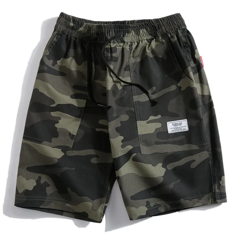 Summer Shorts Men Trendy Breathable knee length Casual Pants Korean Loose Beach Shorts