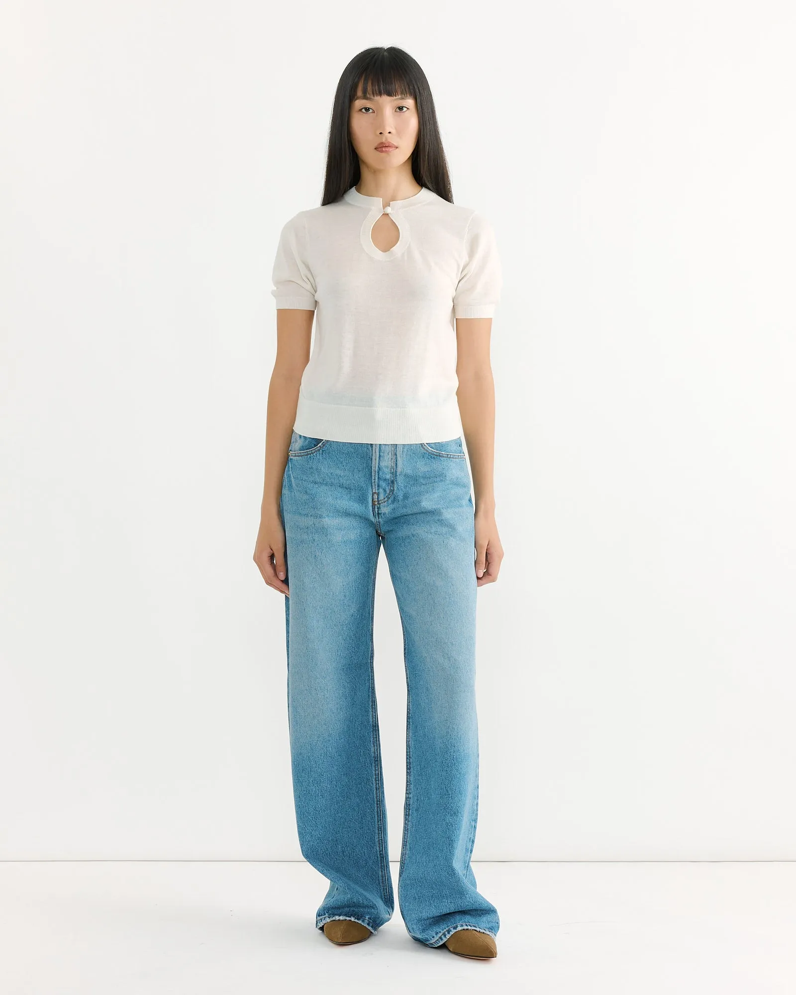 Tala Sweater in Soft White