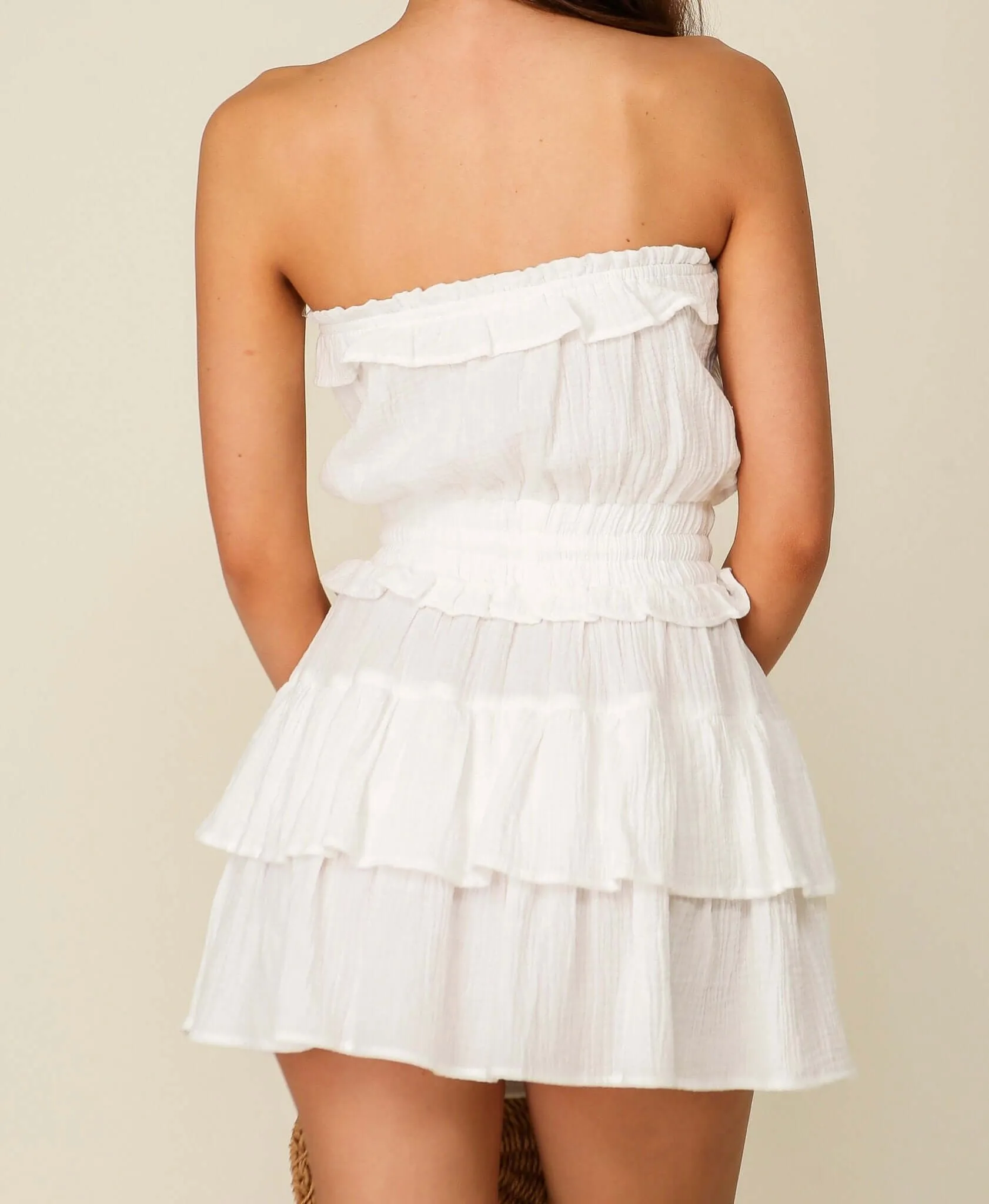 The Sunshine Dress: Tiered Ruffled Wast Tie Sundress