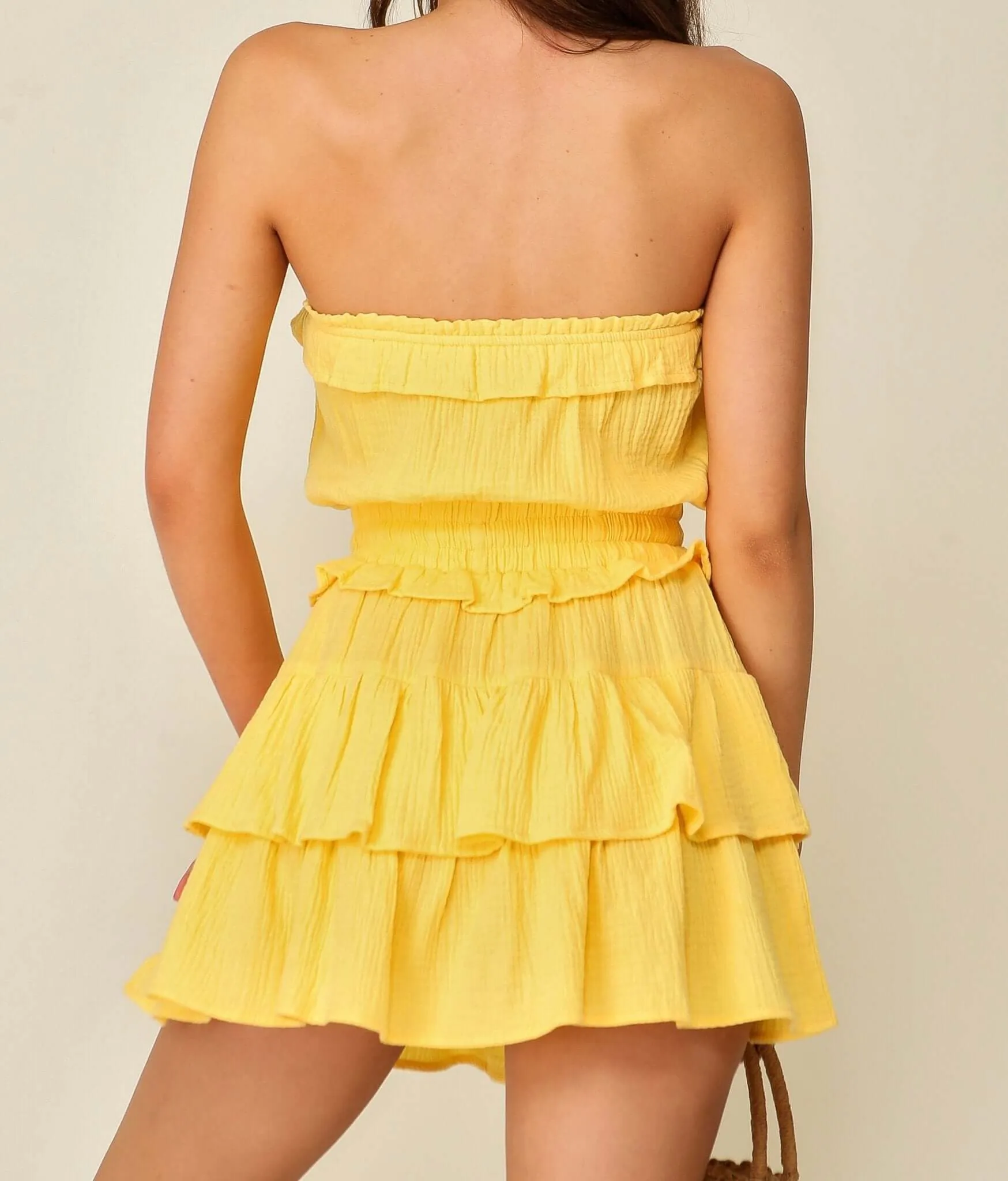 The Sunshine Dress: Tiered Ruffled Wast Tie Sundress