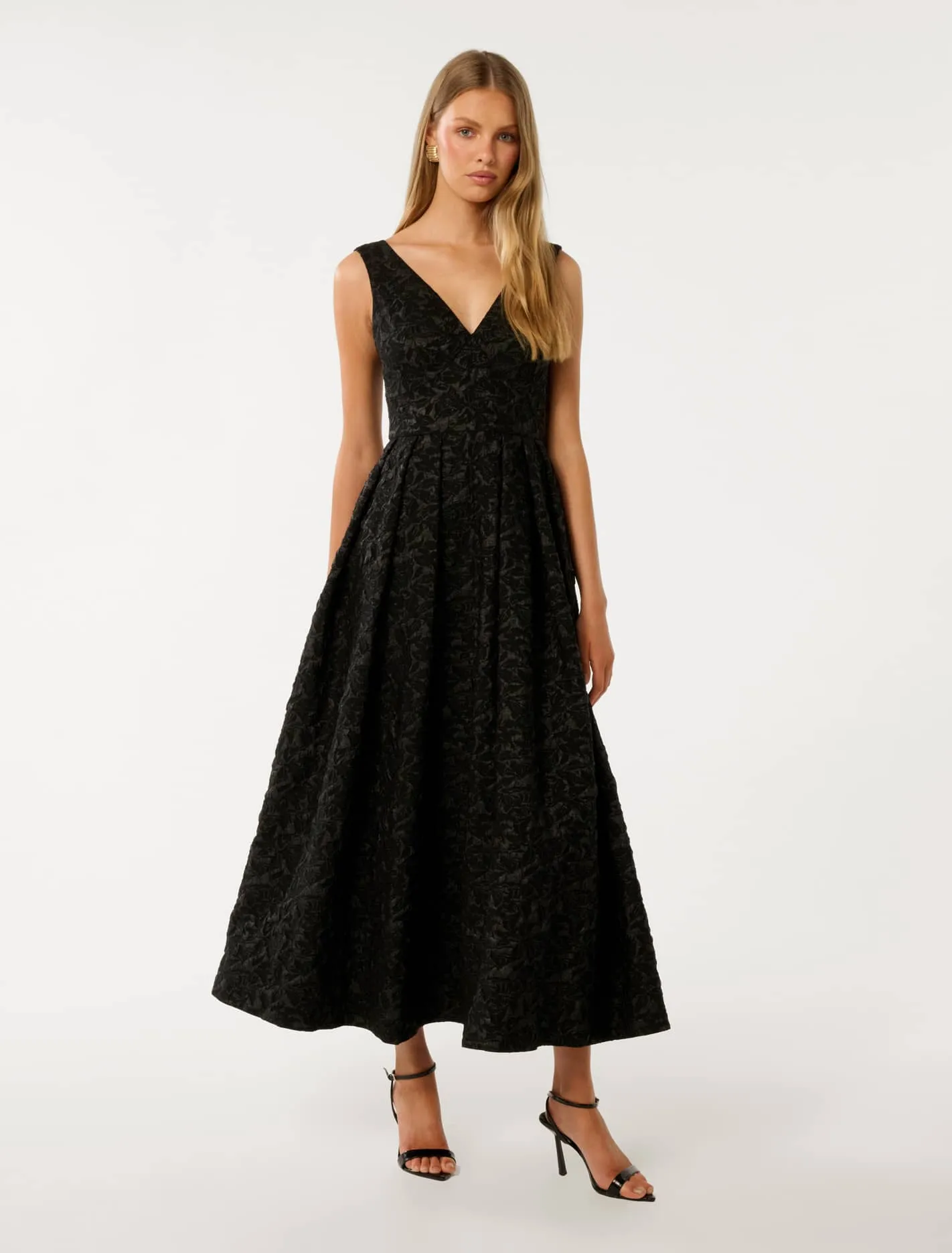 Tiffany Jacquard Maxi Dress